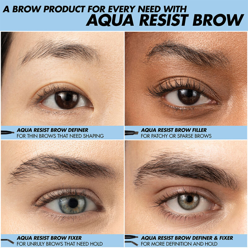 Make Up For Ever Aqua Resist Brow Definer 0.09G 50 Dark Brown  