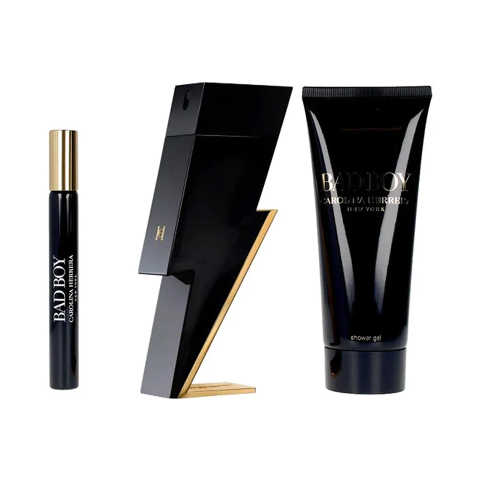 Carolina Herrera Bad Boy EDT 100ml 3 Piece Gift Set