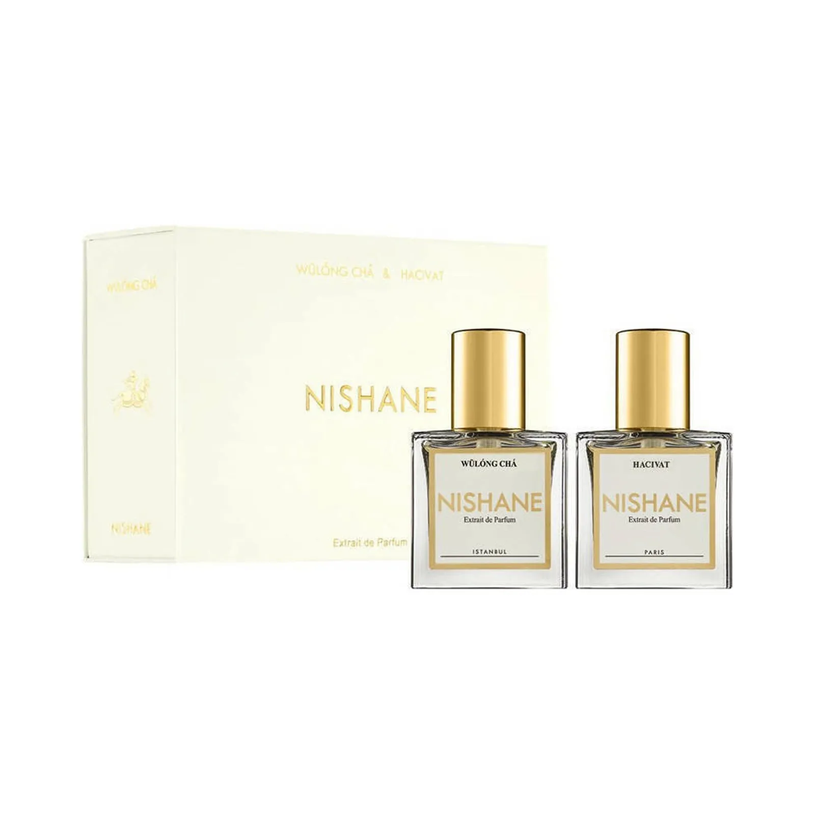 Nishane Twin Pack Hacivat and Wulong Cha Extrait De Parfum 2 x 15ml