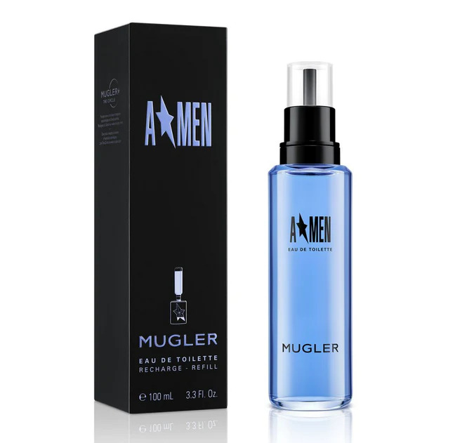 Mugler A*Men 100ml EDT Eco Refill Bottle for Rubber Spray