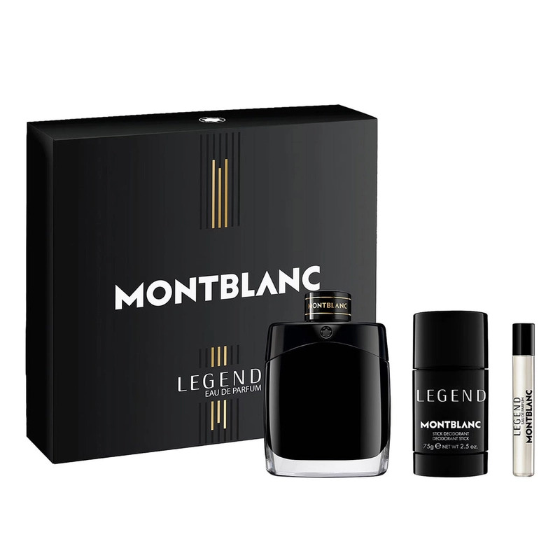 Mont Blanc Legend EDP 100ml 3 Piece Gift Set City Perfume