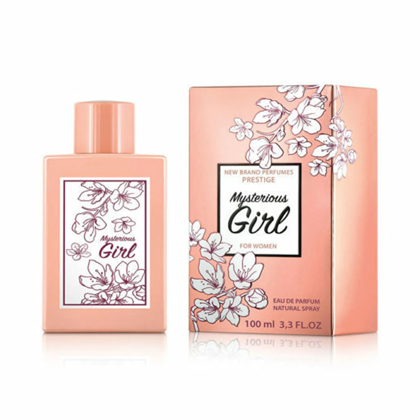 New Brand Perfumes Prestige Mysterious Girl Women EDP 100ml