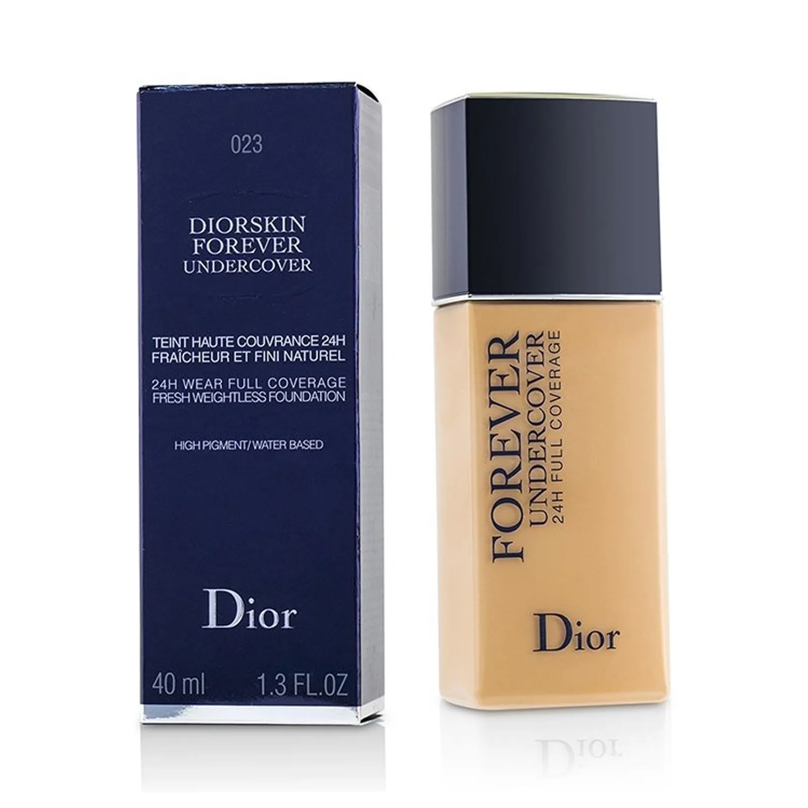 Christian Dior Forever Undercover 24H Full Coverage Foundation 023 Peach 40ml