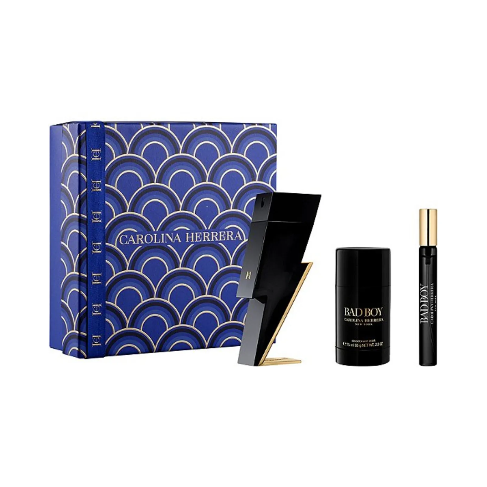 Carolina Herrera Bad Boy EDT 100ml 3 Piece Gift Set