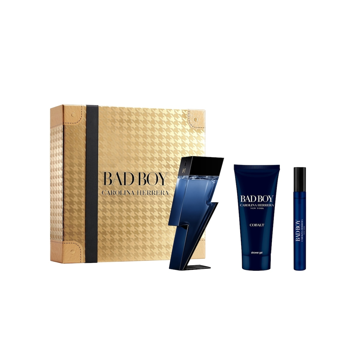 Carolina Herrera Bad Boy Cobalt EDP Electrique 100ml 3 Piece Gift Set