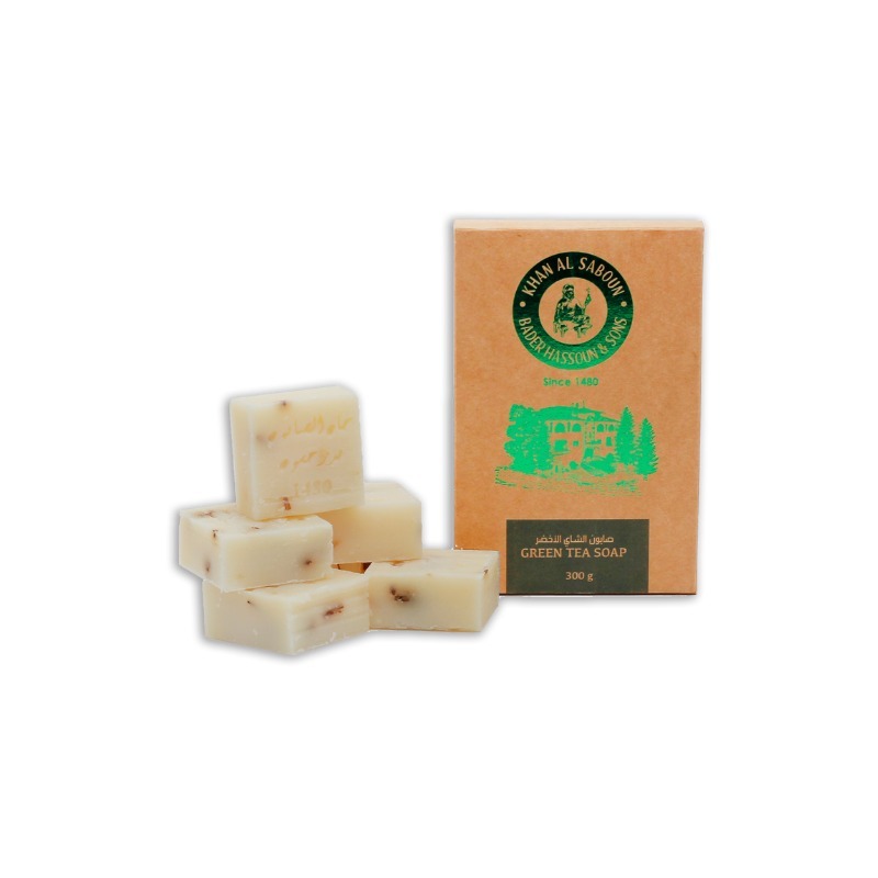 Khan Al Saboun Herbal Soap Green Tea 6 pack 300g