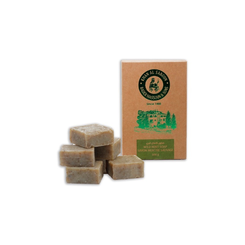 Khan Al Saboun Herbal Soap Wild Mint 6 pack 300g