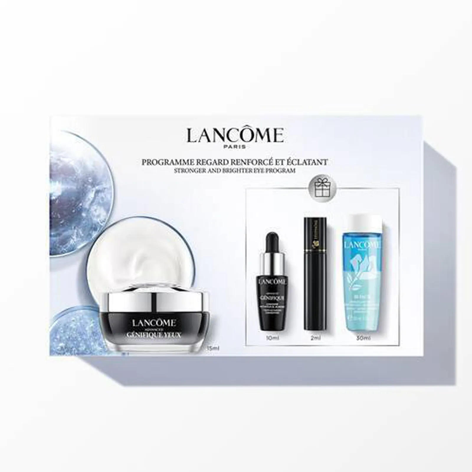 Lancome Advanced Genifique Eye Cream Set Your Stronger Brighter Eye Routine 3 Piece Gift Set