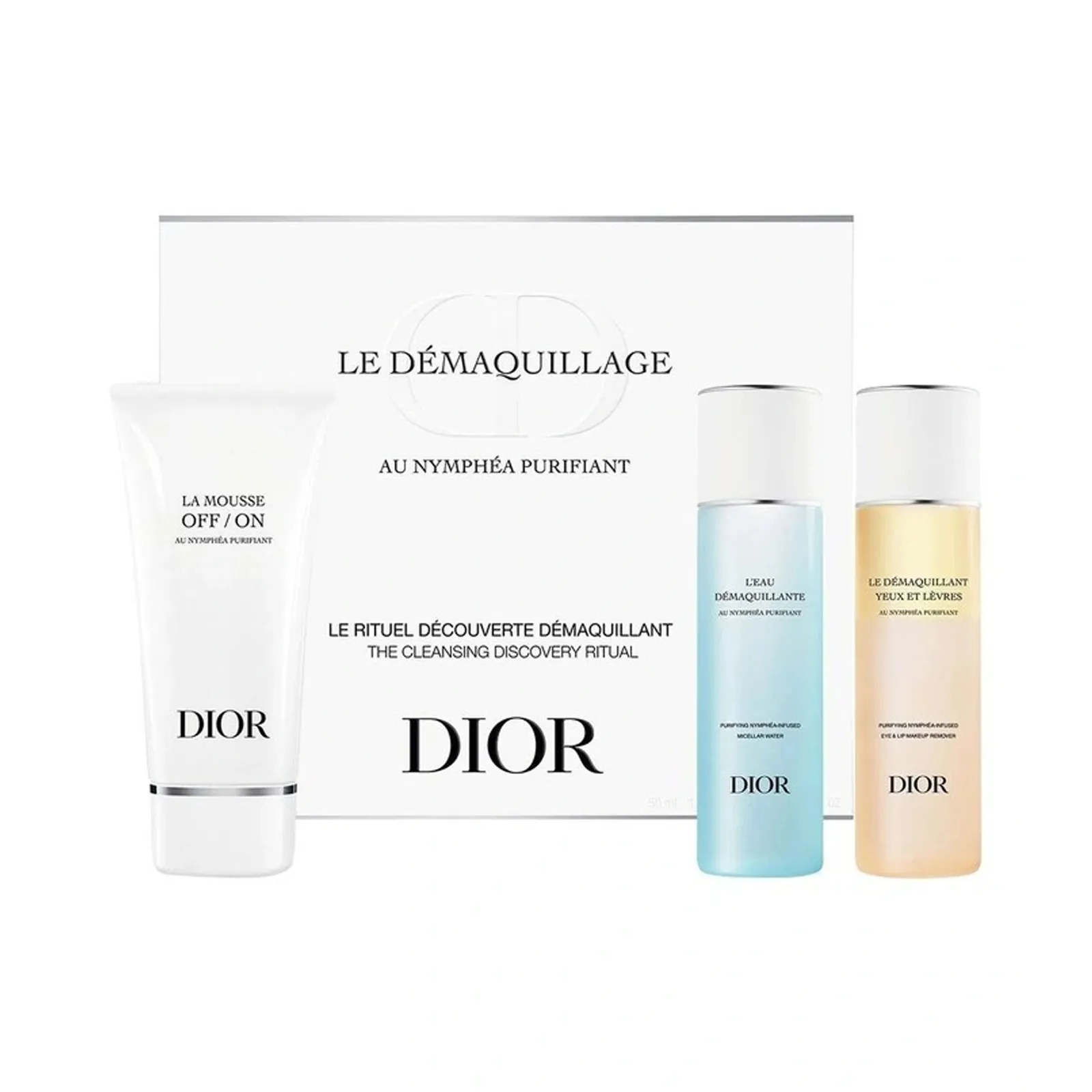 Dior The Cleansing Discovery Ritual Skin Care 3 Piece Gift Set