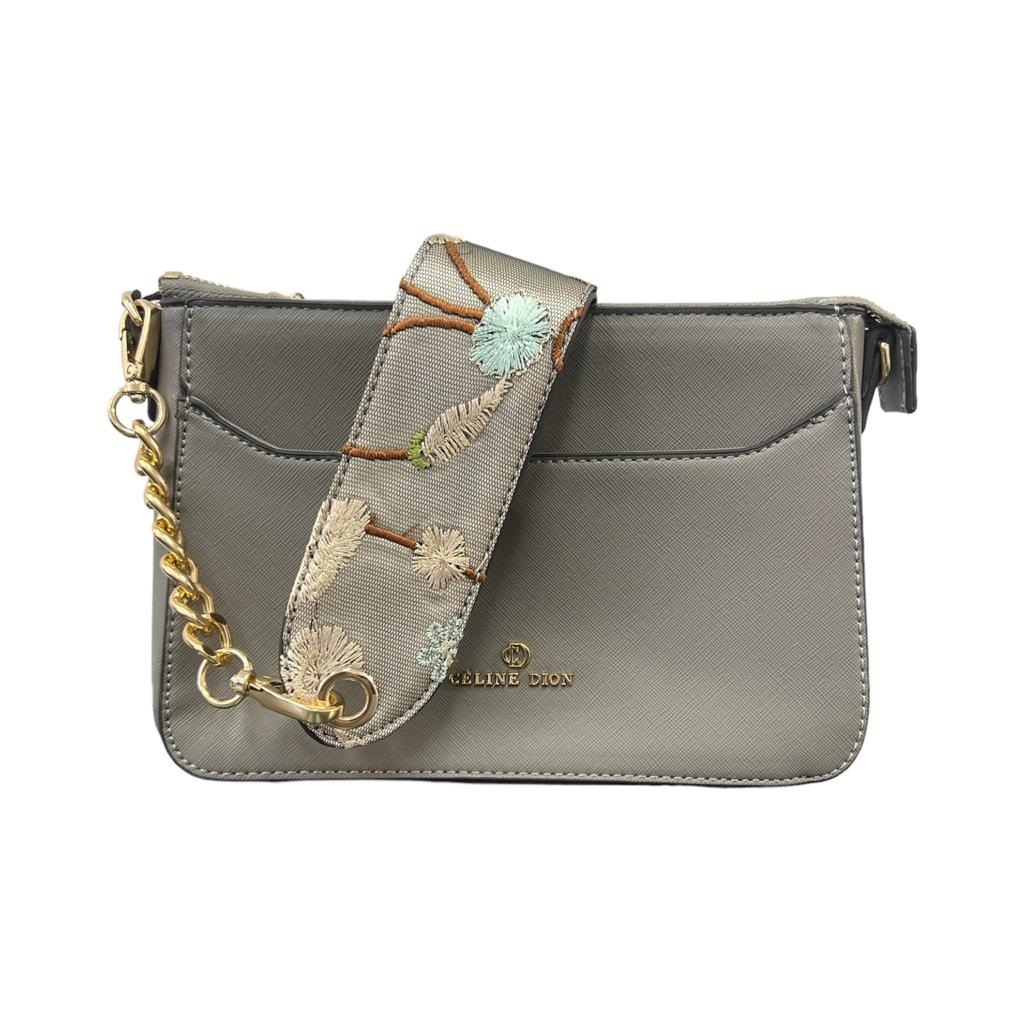 Celine dion adagio leather crossbody bag online