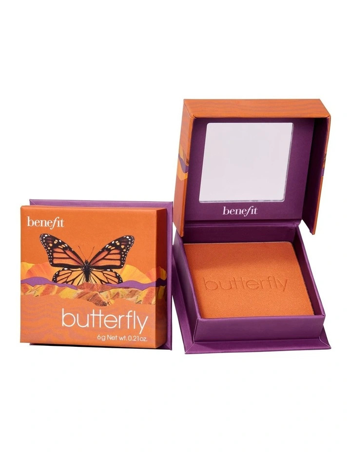 Benefit Cosmetics Blush 6g Butterfly -Golden Orange Shimmer Finish