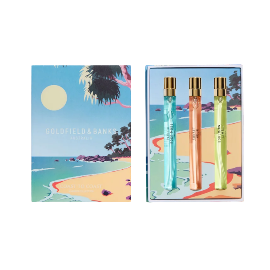 Goldfield & Banks Coast to Coast Travel Trio Set 3x10ml