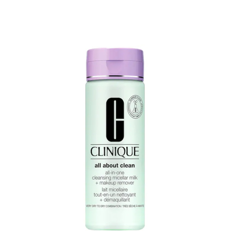 Clinique All About Clean All-In-One Cleansing Micellar Milk Dry Skin Makeup Remover 200ml