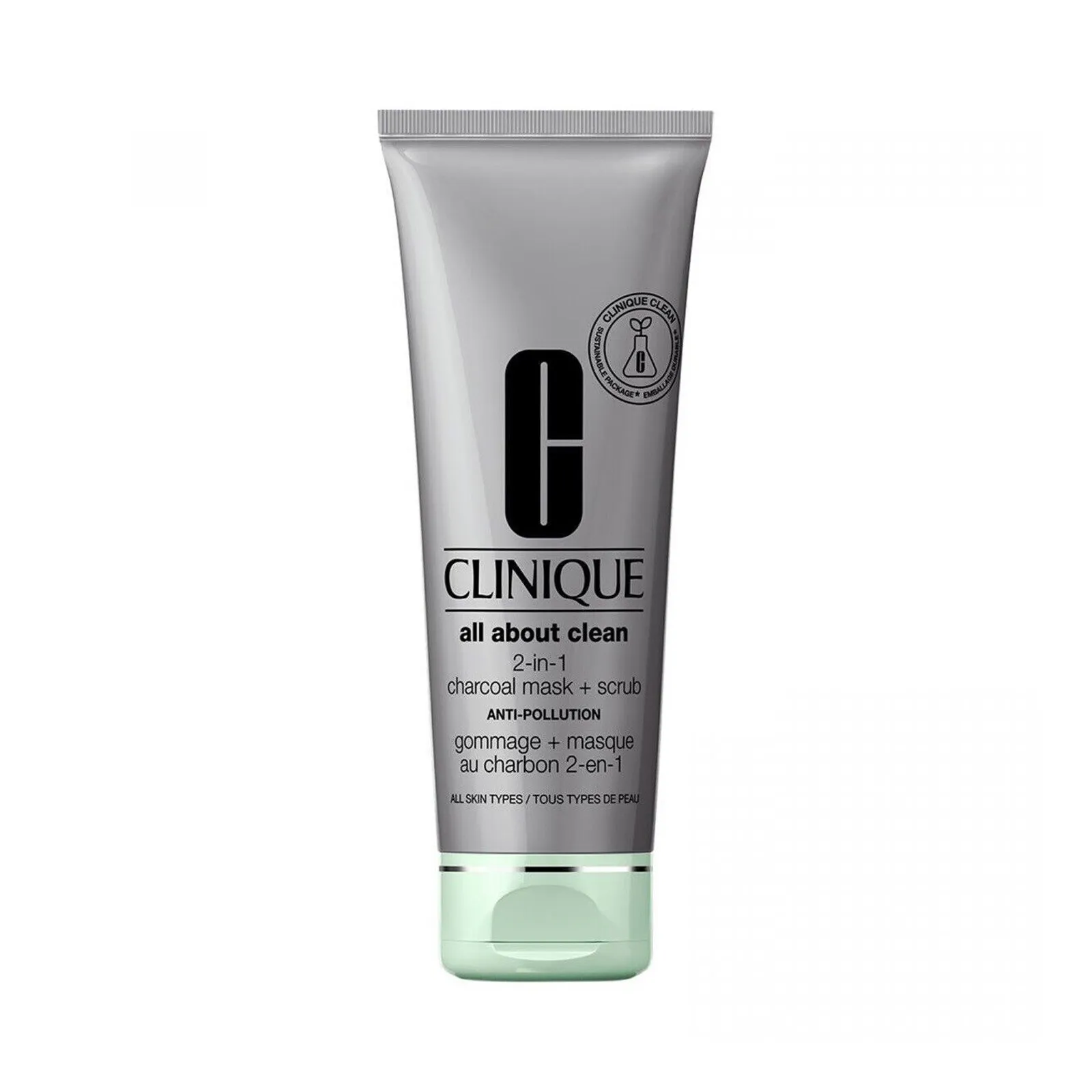 Clinique All About Clean 2-In-1 Charcoal Mask + Scrub 100ml