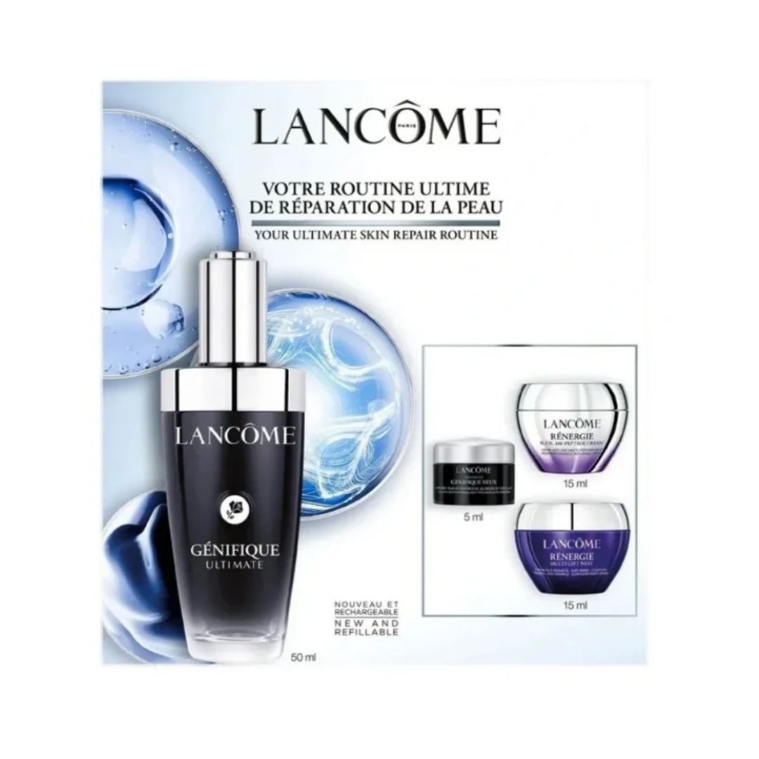 Lancome Advanced Génifique Ultimate Repair 4 Piece Routine Set