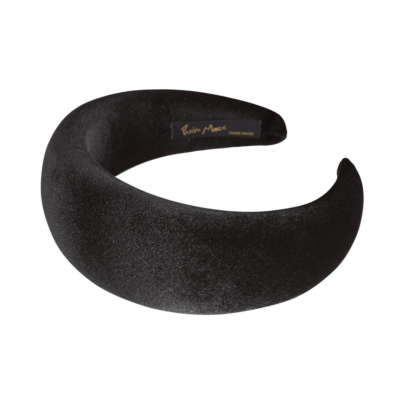 Paris Mode Velvet 6 Cm Padded Headband Black