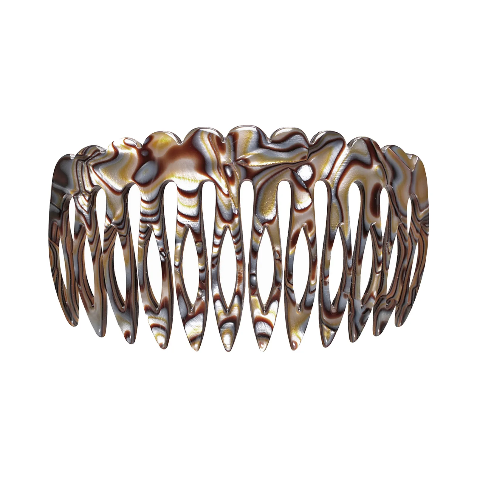 Paris Mode Arcade Large Side Comb Onyx
