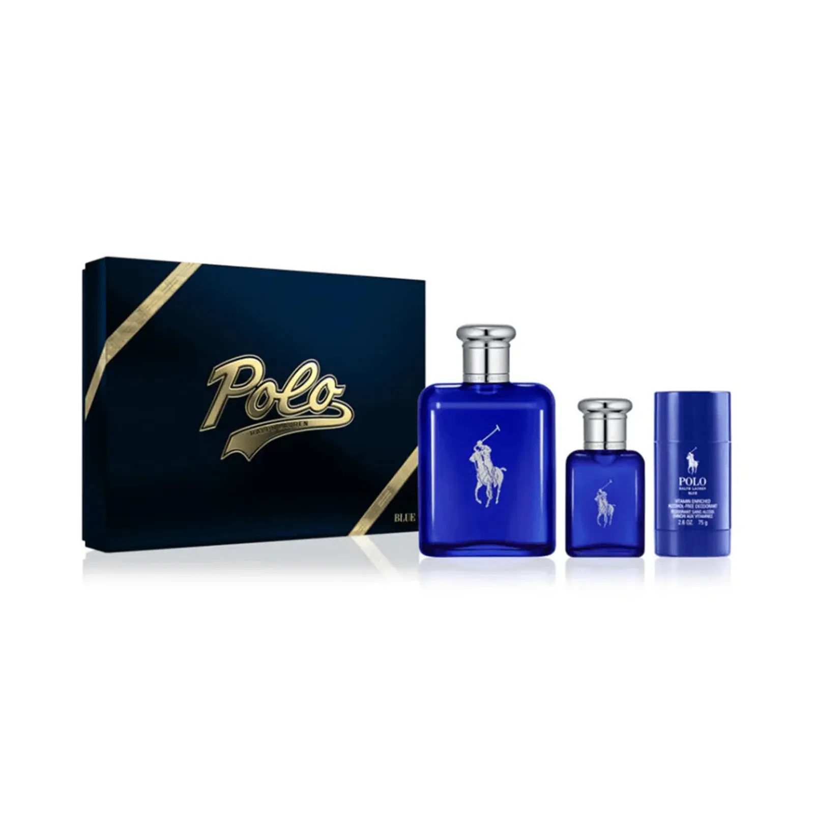 Ralph Lauren Polo Blue EDT 125ml 3 Piece Set