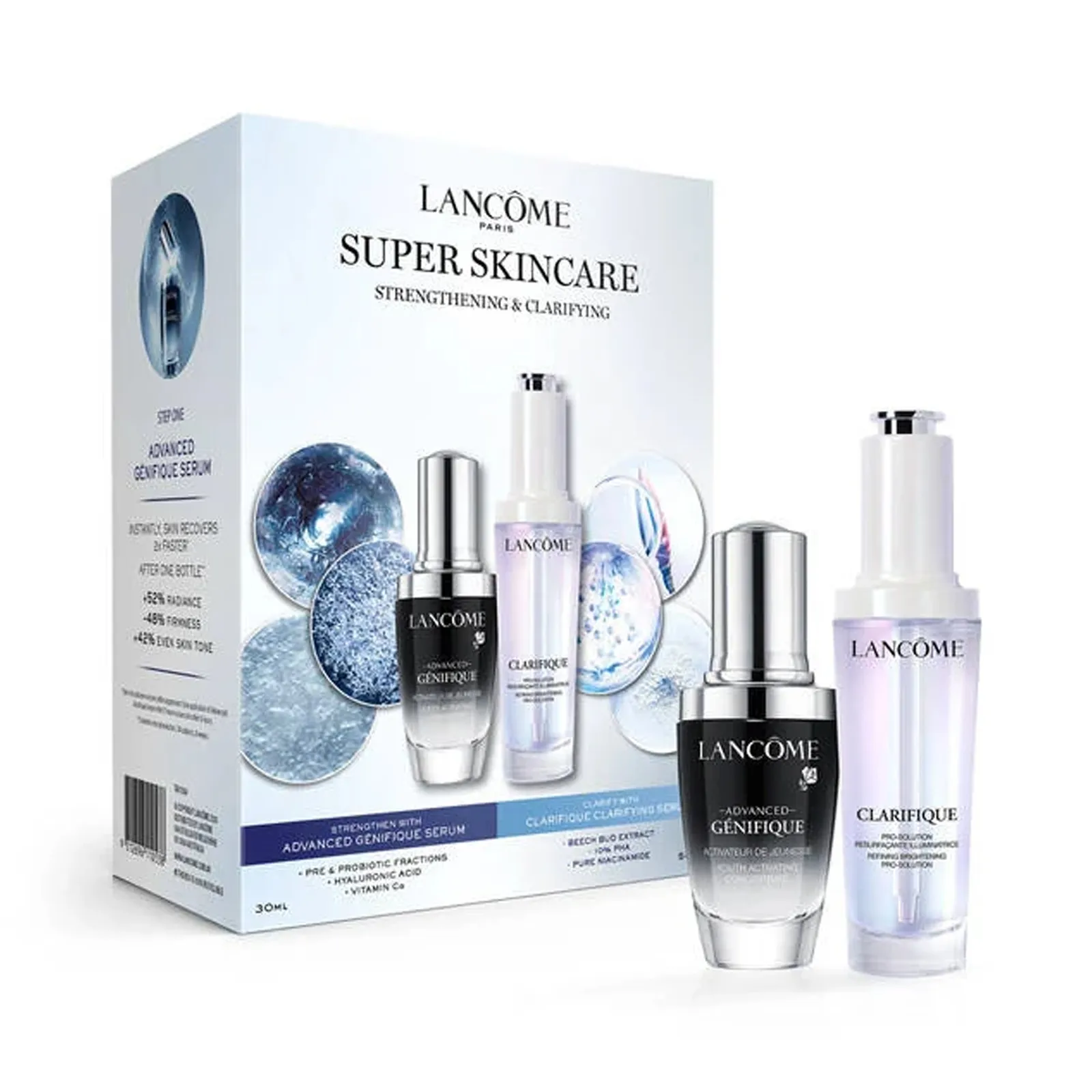Lancome Clarifique Serum 50ml & Advanced Genifique Serum 30ml Super Skincare Set