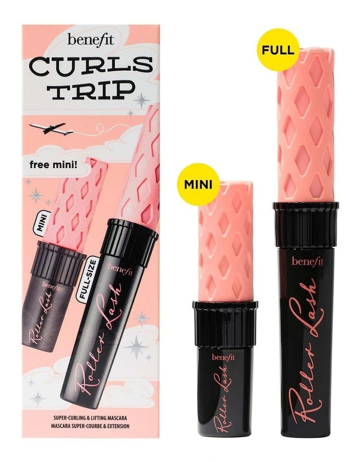 Benefit Cosmetics Curls Trip Roller Lash Mascara Black 2 Pcs Set City