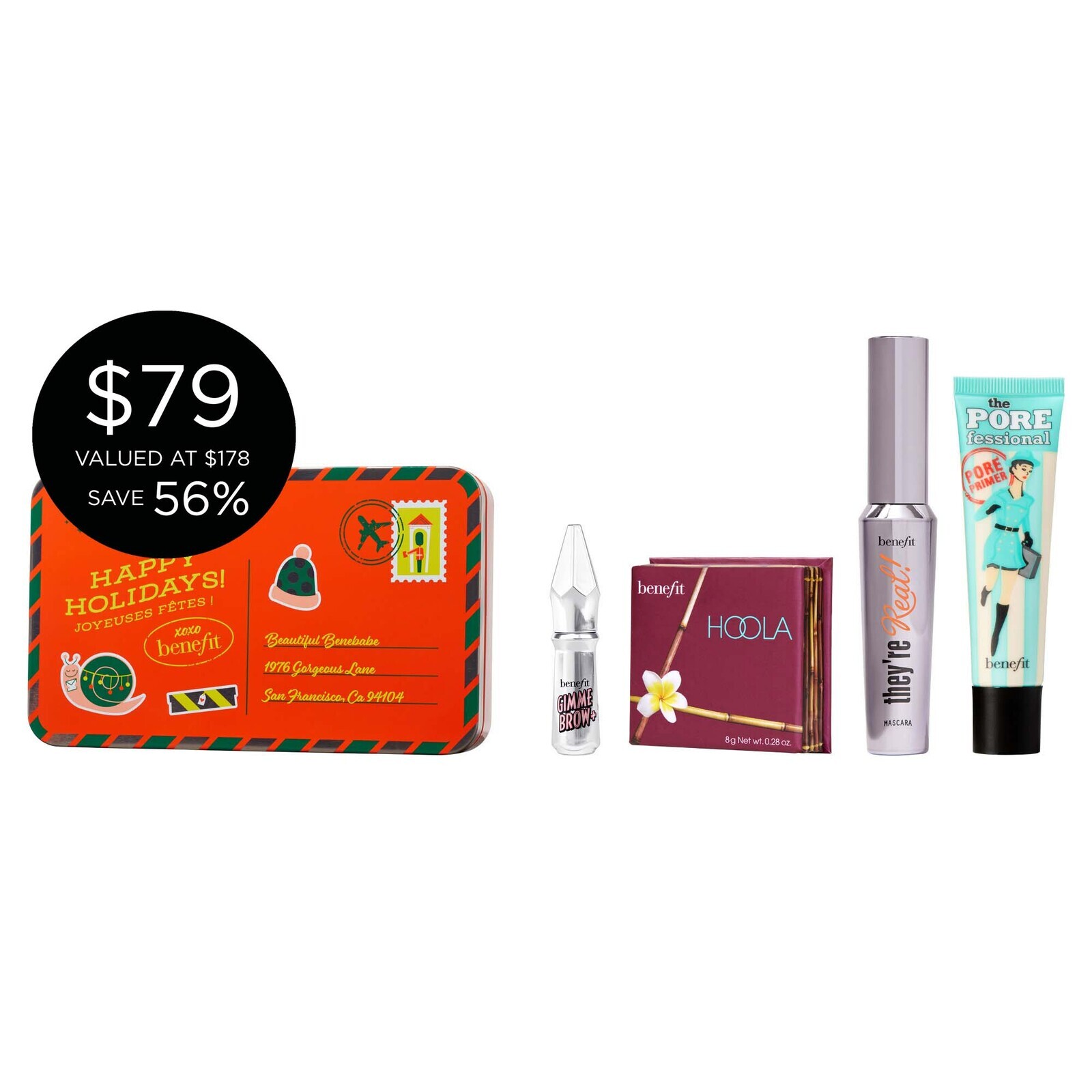 Benefit Cosmetics Benefit Totally Glam Telegram Set