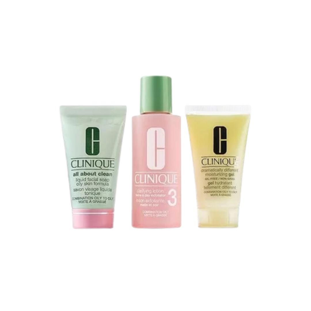 Clinique Healthy Skin Routine Mini 3 Piece Set: Combination Oily - Skin Type 3