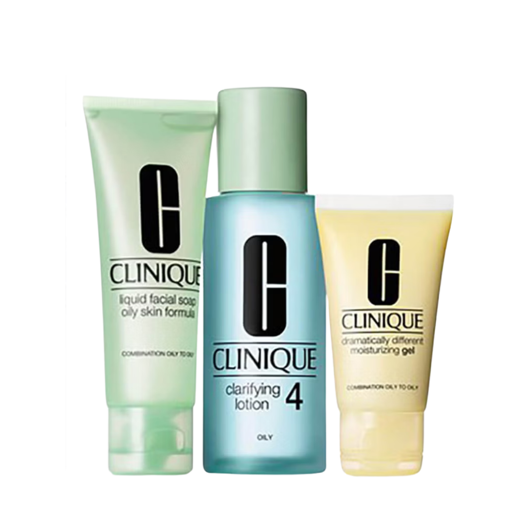 Clinique Healthy Skin Routine Mini 3 Piece Set: Oily - Skin Type 4