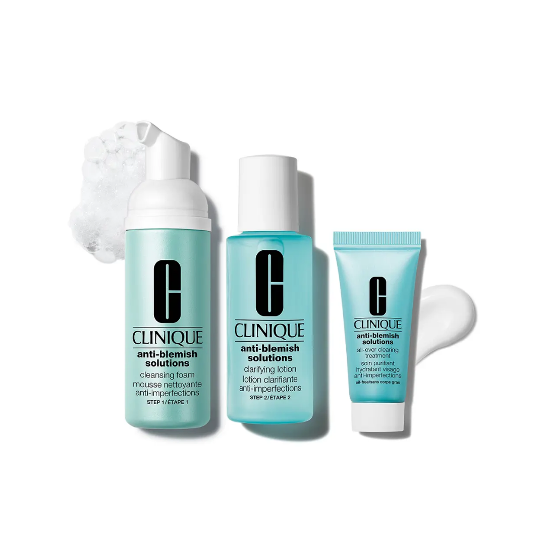 Clinique Clear Skin Routine Mini 3 Piece Set - Anti-Blemish Solutions