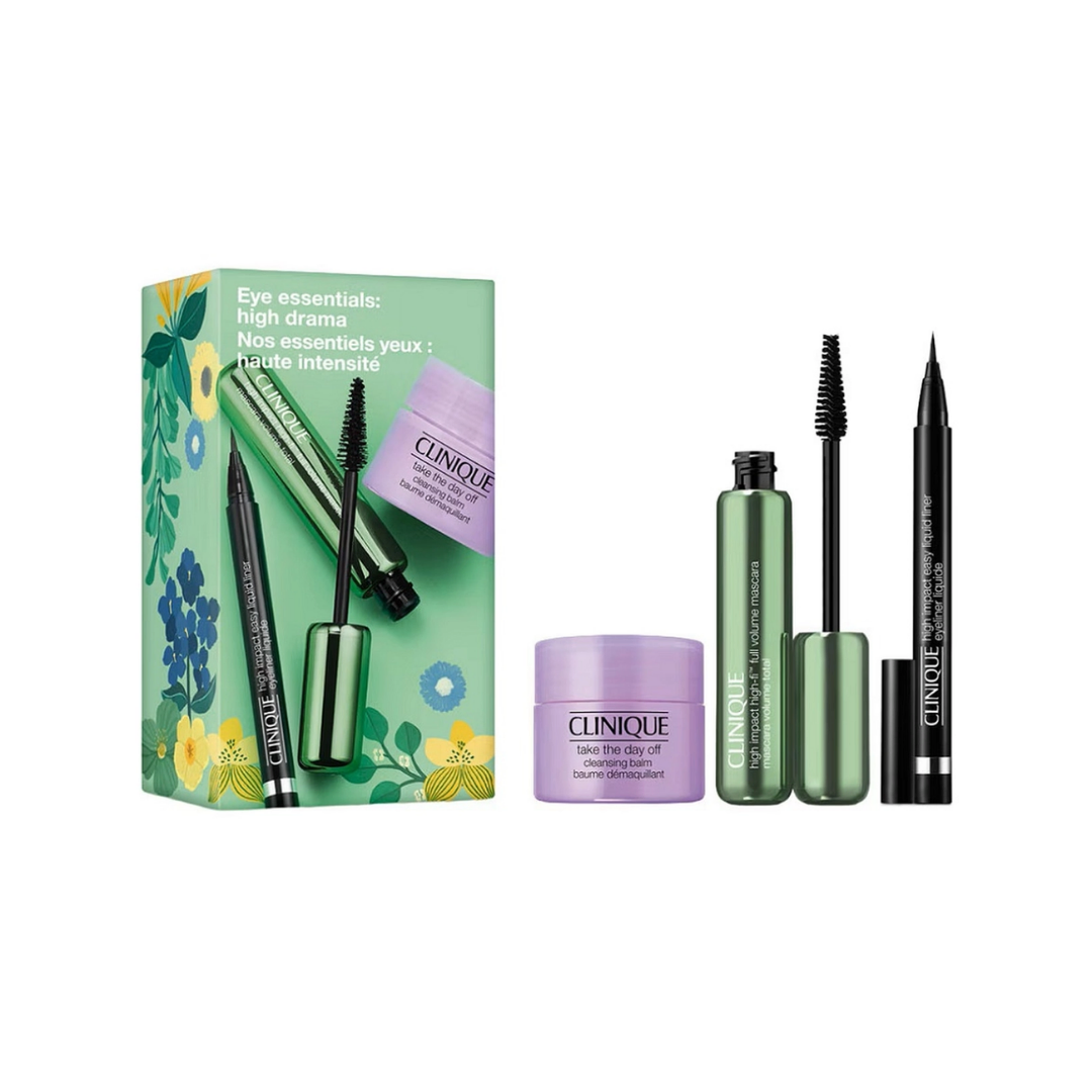Clinique Eye Essentials: High Drama 3 Piece Set