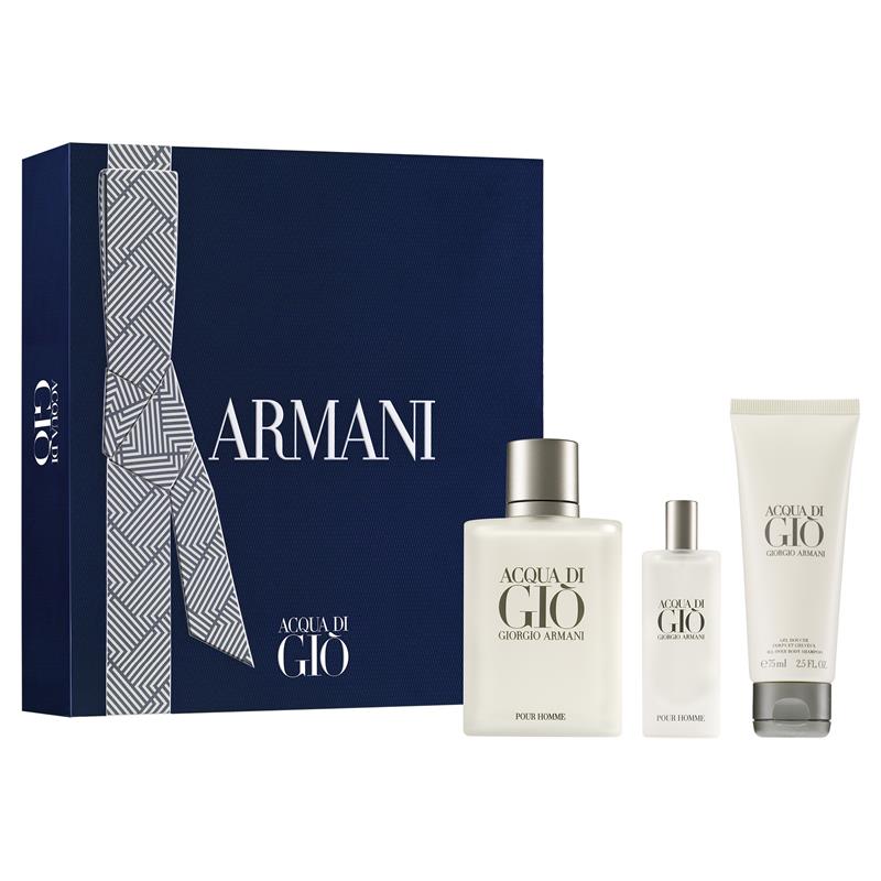 Giorgio Armani Acqua Di Gio 100ml 3 Piece Gift Set 