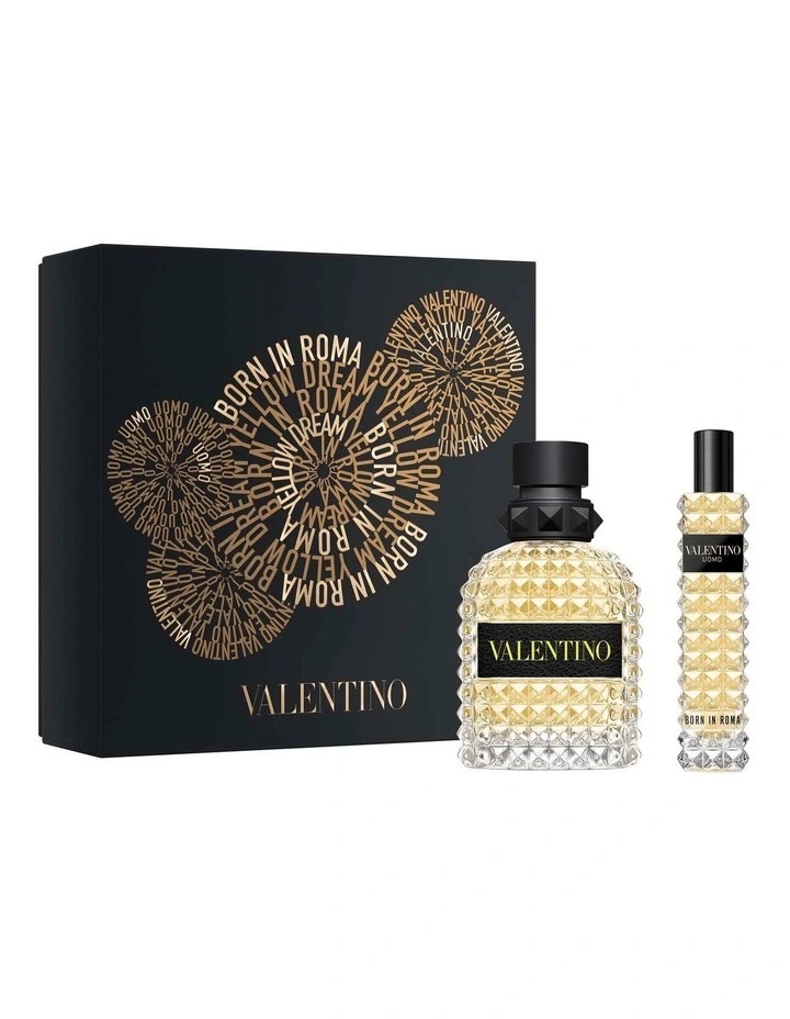 Valentino Uomo Born In Roma Yellow Dream EDT 50ml Gift Set