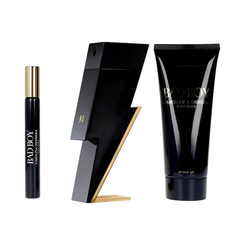 Carolina Herrera Bad Boy EDT 100ml 3 Piece Gift Set