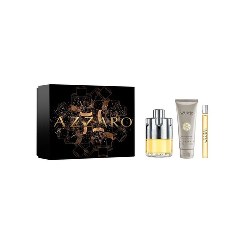 Azzaro Wanted EDT 100ml 3 Piece Gift Set