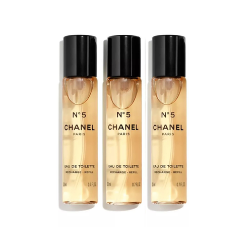 CHANEL No.5 EDT Travel Refill Sprays 3x20ml