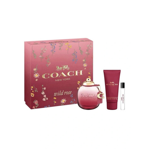 Coach New York Wild Rose EDP 90ml Gift Set 2023