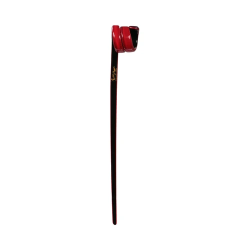 Paris Mode Swirl Hair Pin Red