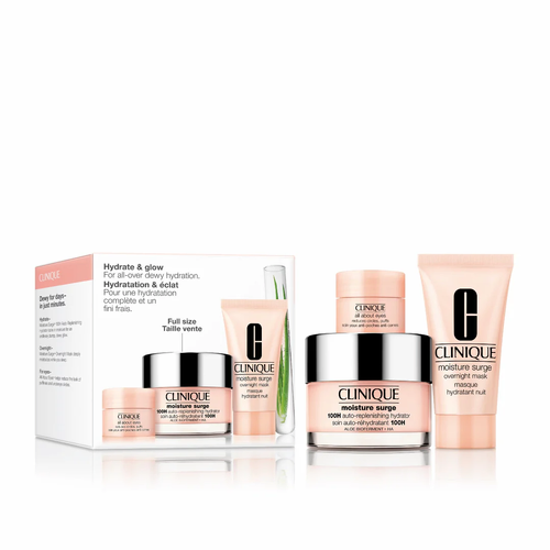 Clinique Hydrate + Glow: Moisture Surge 3 Piece Set