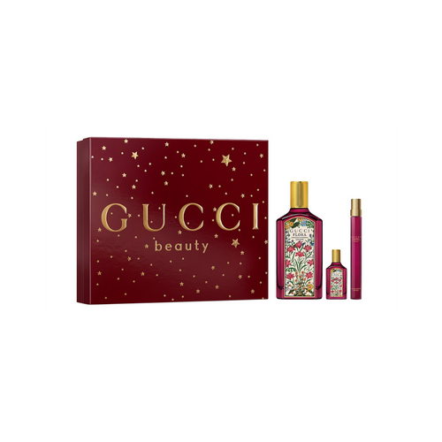 Gucci Flora Gorgeous Gardenia Intense EDP 100ml 3 Piece Gift Set
