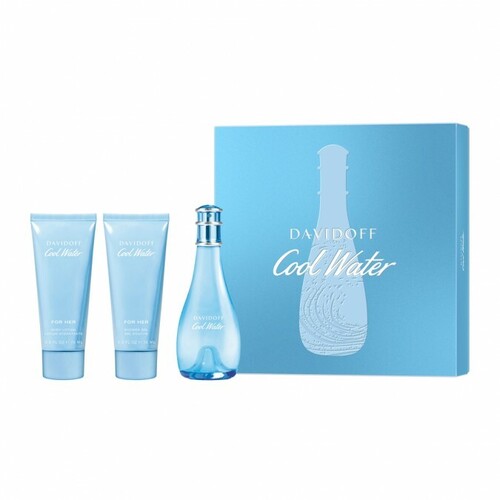 Davidoff Cool Water For Her EDT 100ml Gift Set