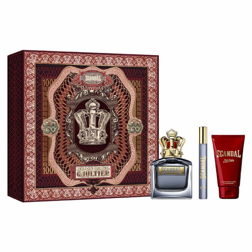Jean Paul Gaultier Scandal For Men EDT 100ml 3 Piece Gift Set