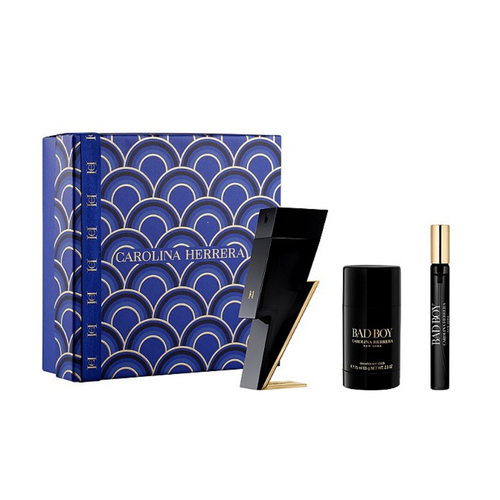 Carolina Herrera Bad Boy EDT 100ml 3 Piece Gift Set