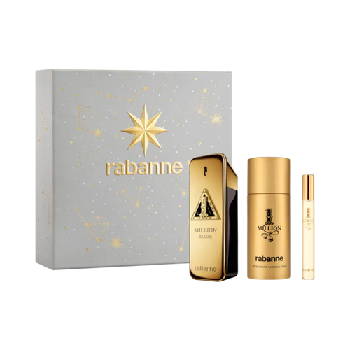 Rabanne 1 Million Elixir Parfum Intense 100ml 3 Piece Gift Set