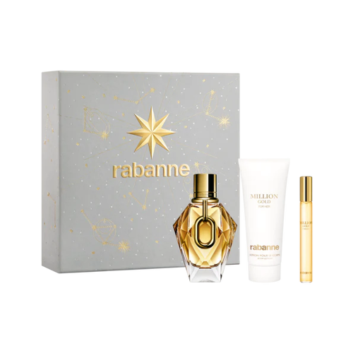 Rabanne Million Gold For Her EDP 90ml 3 Piece Gift Set