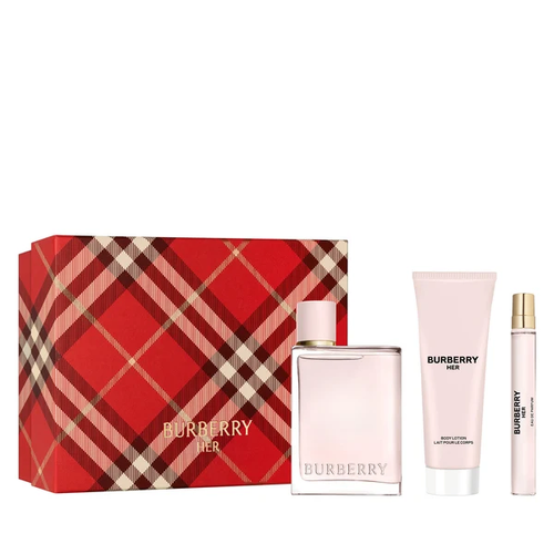 Burberry Her EDP 100ml 3 Piece Gift Set