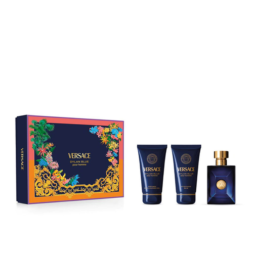Versace Dylan Blue Pour Homme EDT 50ml 3 Piece Gift Set