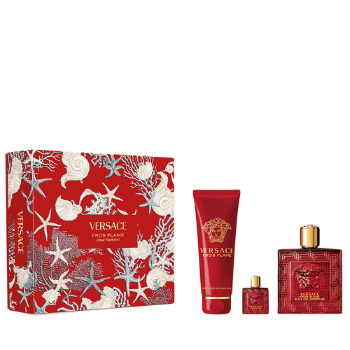 Versace Eros Flame Pour Homme EDP 100ml 3 Piece Gift Set
