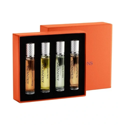 Atkinsons The Gems of the Empire 4 X 10ml Perfume Travel Gift Set