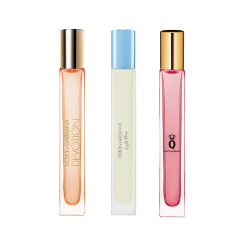 Dolce & Gabbana 3 Piece Fragrance Travel Spray Gift Set for women 3x 10ml