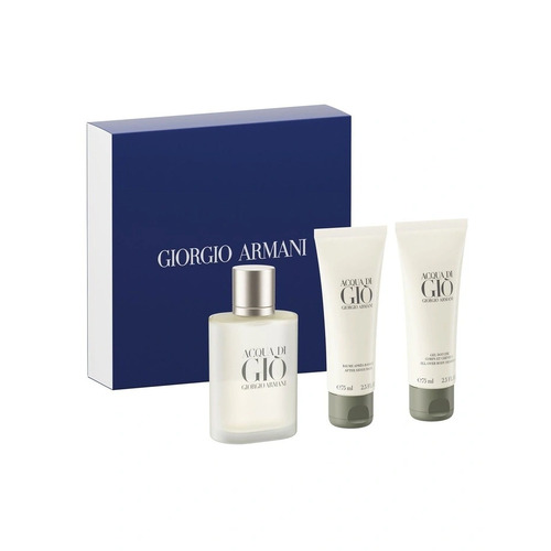 Giorgio Armani Acqua Di Gio EDT 50ml 3 Piece Gift Set