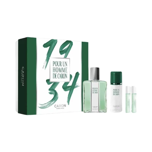CARON Pour Un Homme EDT 125ml 4 Piece Gift Set